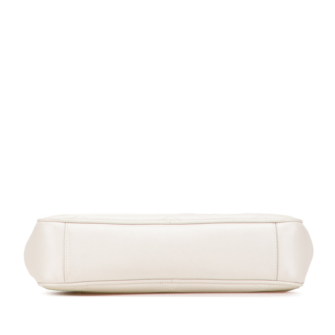 Saint Laurent Quilted Cuir d’agneau Le Maillon Chain Sac bandoulière Blanc – GABY PARIS Authentique
