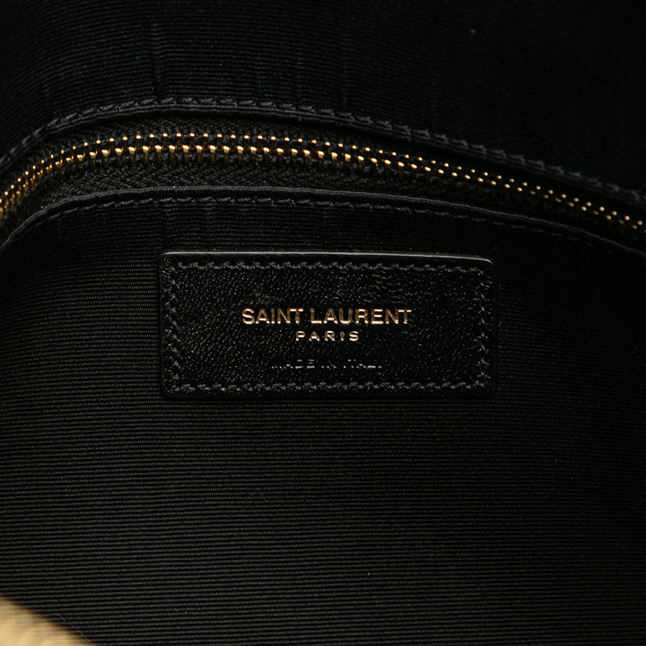 Saint Laurent Quilted Cuir d’agneau Le Maillon Chain Sac bandoulière Blanc – GABY PARIS Authentique