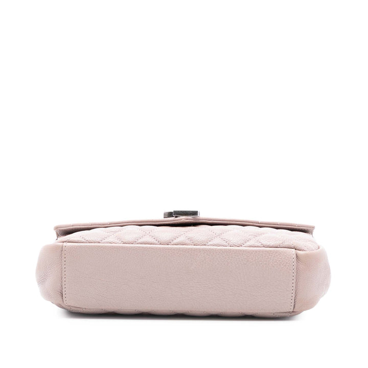 Saint Laurent Medium Sheepskin Triquilt Monogram College Sac