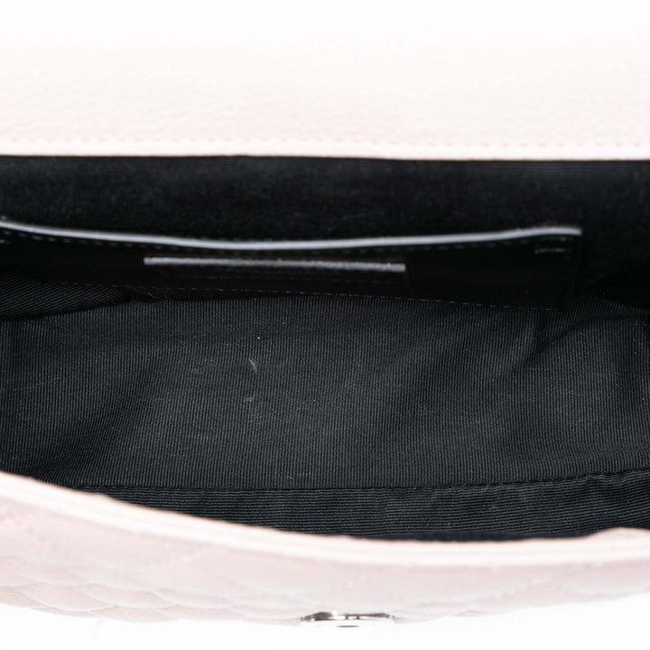 Saint Laurent Medium Sheepskin Triquilt Monogram College Sac