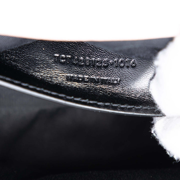 Saint Laurent Medium Sheepskin Triquilt Monogram College Sac