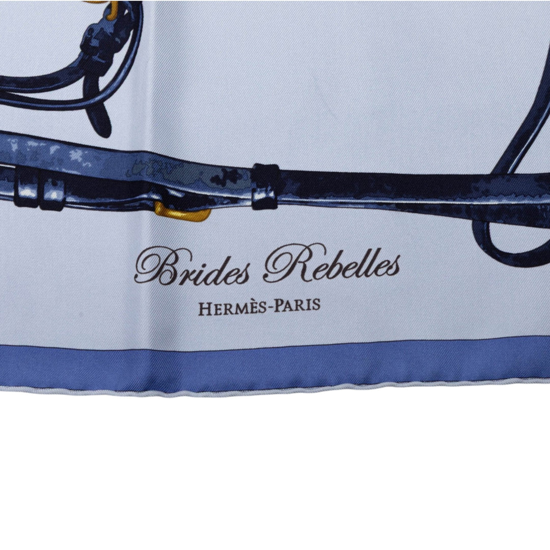 Brides Rebelles Foulard 90 Bleu