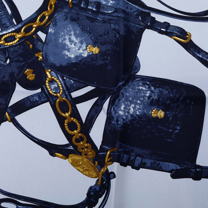 Brides Rebelles Foulard 90 Bleu