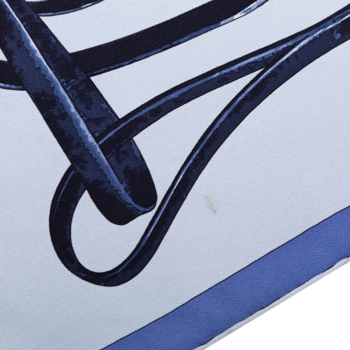 Brides Rebelles Foulard 90 Bleu