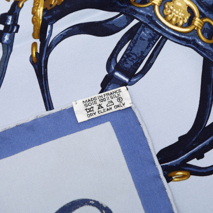 Brides Rebelles Foulard 90 Bleu