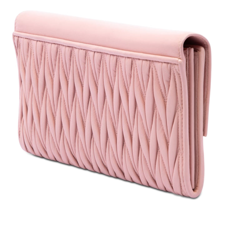 Miu Miu Matelasse Pochette Cuir nappa