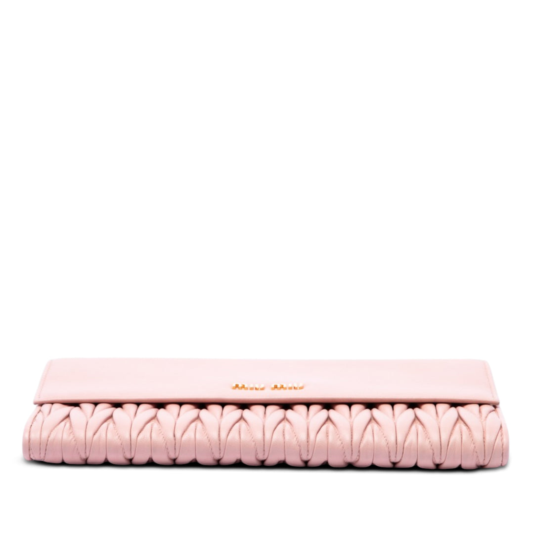 Miu Miu Matelasse Pochette Cuir nappa