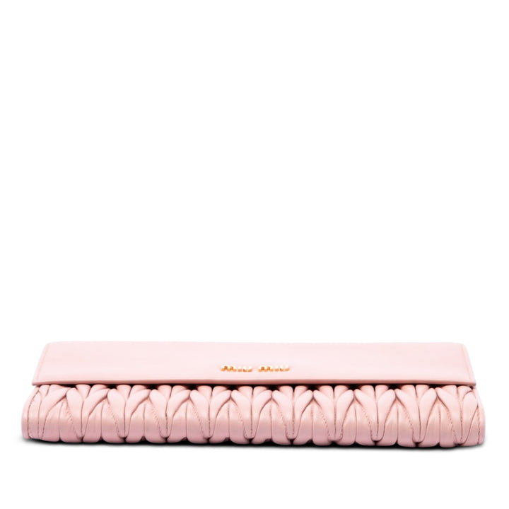 Miu Miu Matelasse Pochette Cuir nappa