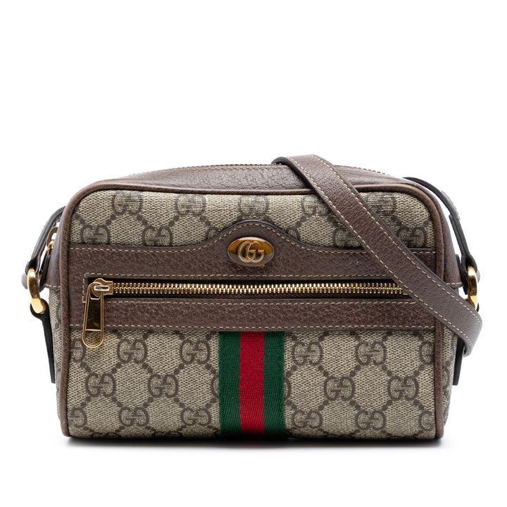 Gucci Mini GG Supreme Web Ophidia Sac porté croisé