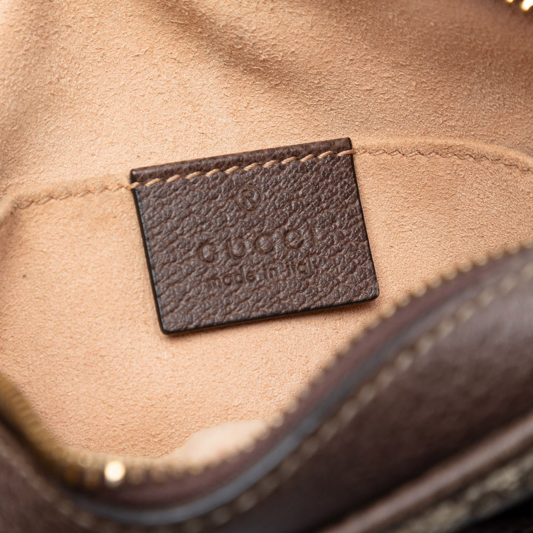 Gucci Mini GG Supreme Web Ophidia Sac porté croisé