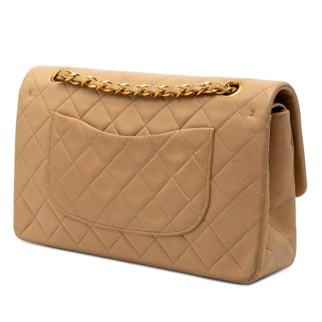 Chanel Medium Classic Cuir d’agneau Double rabat