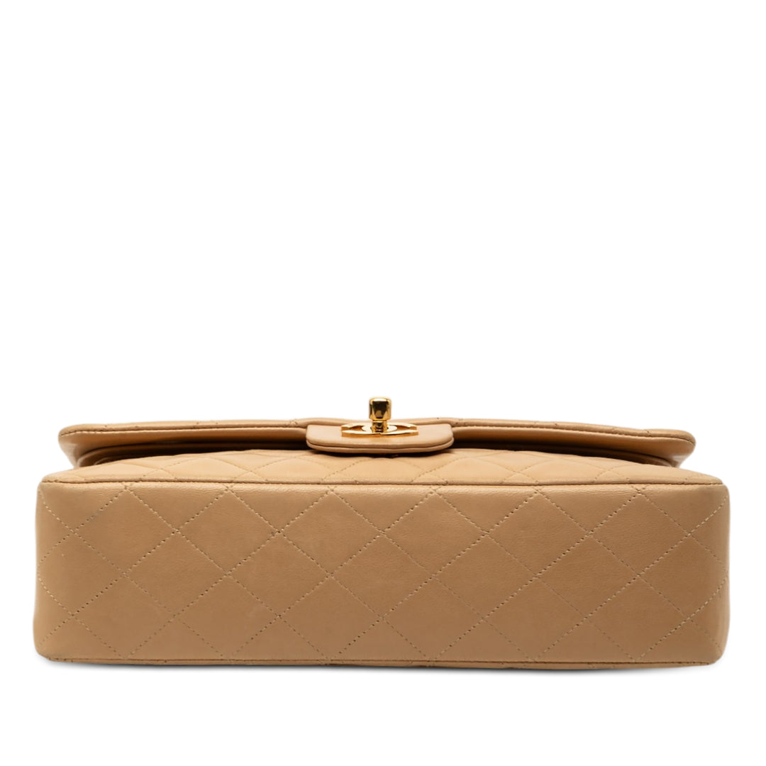 Chanel Medium Classic Cuir d’agneau Double rabat
