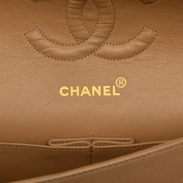 Chanel Medium Classic Cuir d’agneau Double rabat