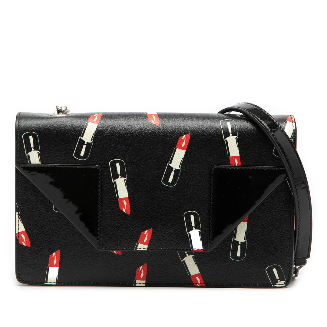 Saint Laurent Cuir de veau Lipstick Print Betty Sac porté croisé