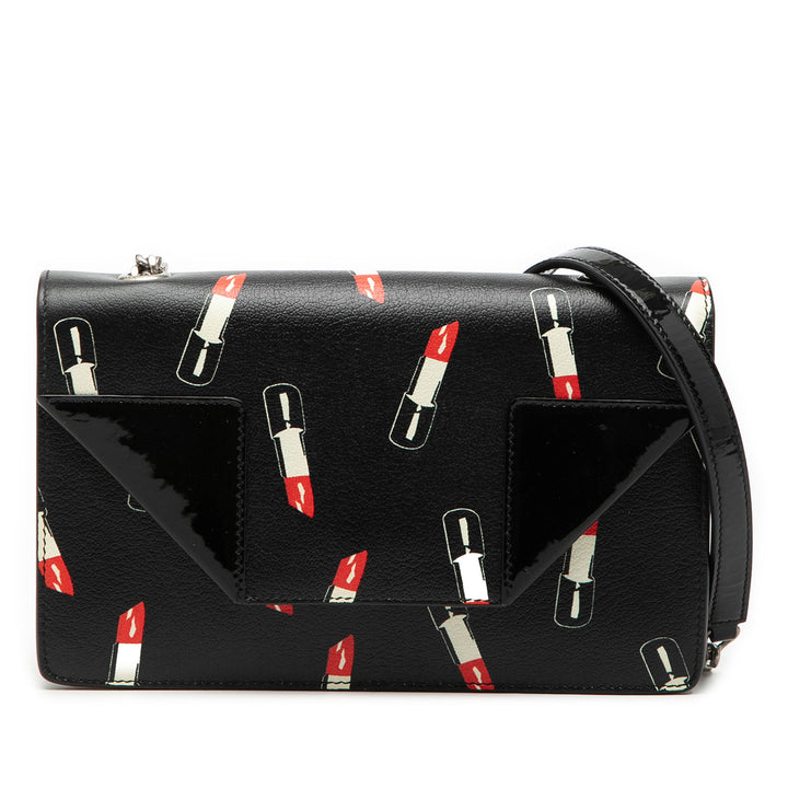 Saint Laurent Cuir de veau Lipstick Print Betty Sac porté croisé