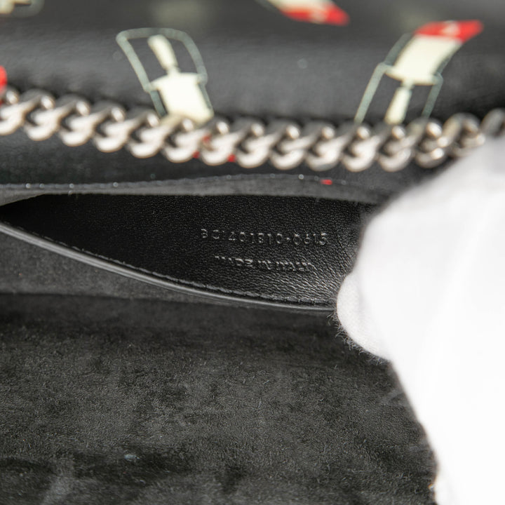 Saint Laurent Cuir de veau Lipstick Print Betty Sac porté croisé