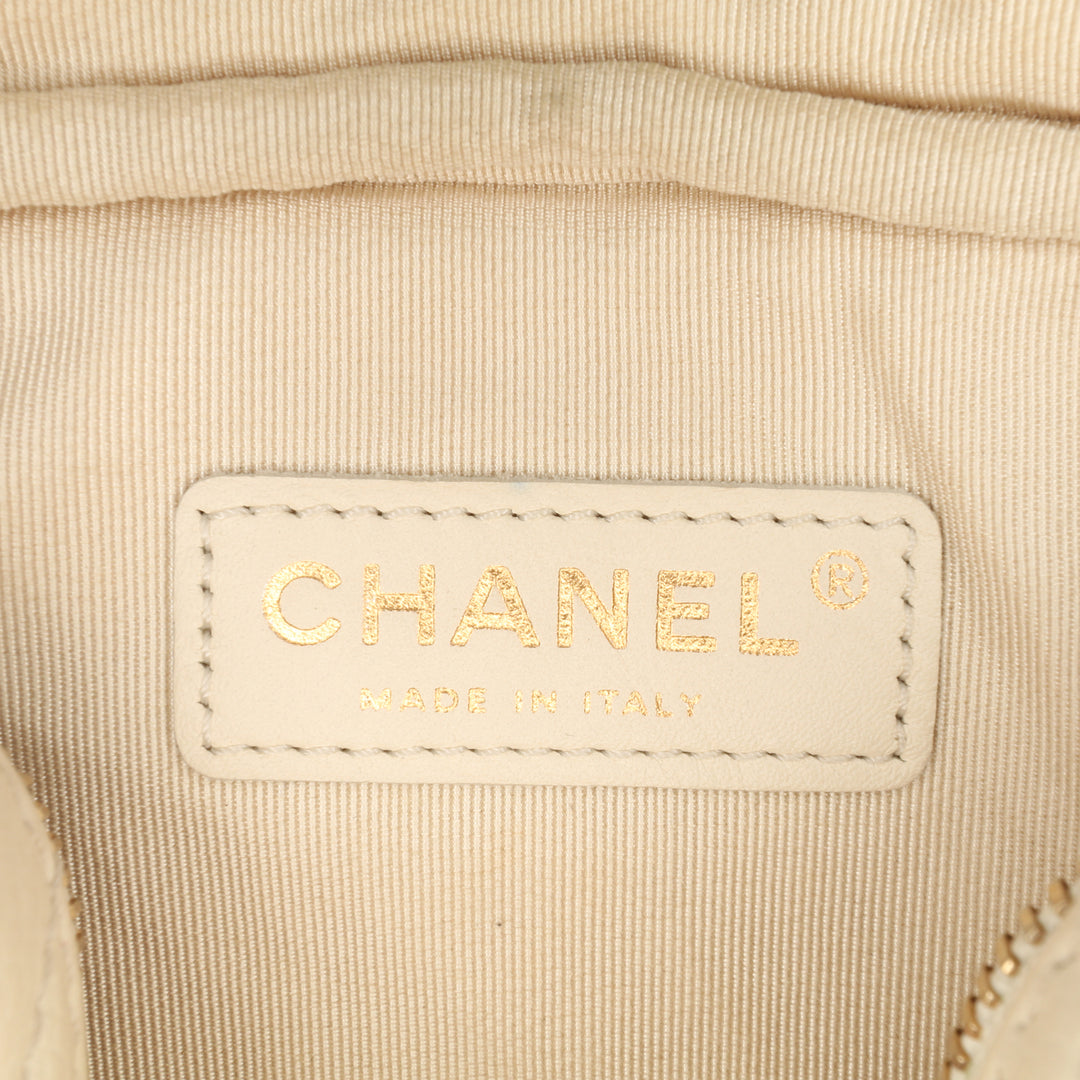 Chanel Small CC Flat Matelassé Caviar Sac caméra – GABY PARIS Authentique