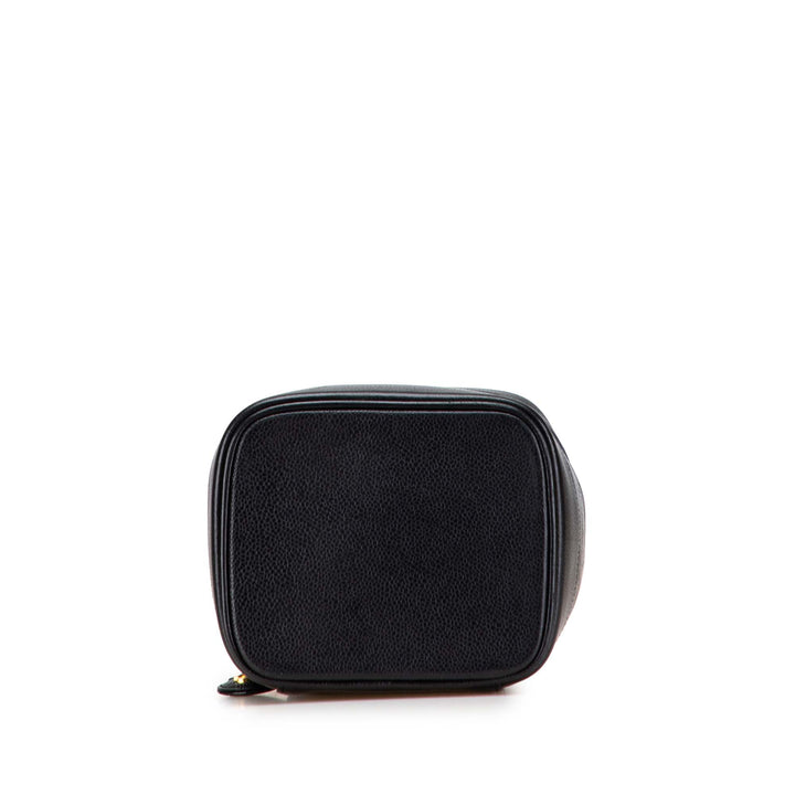 CC Caviar Vanity Case Black - Gaby Paris