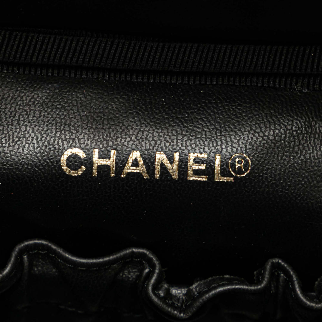 CC Caviar Vanity Case Black - Gaby Paris