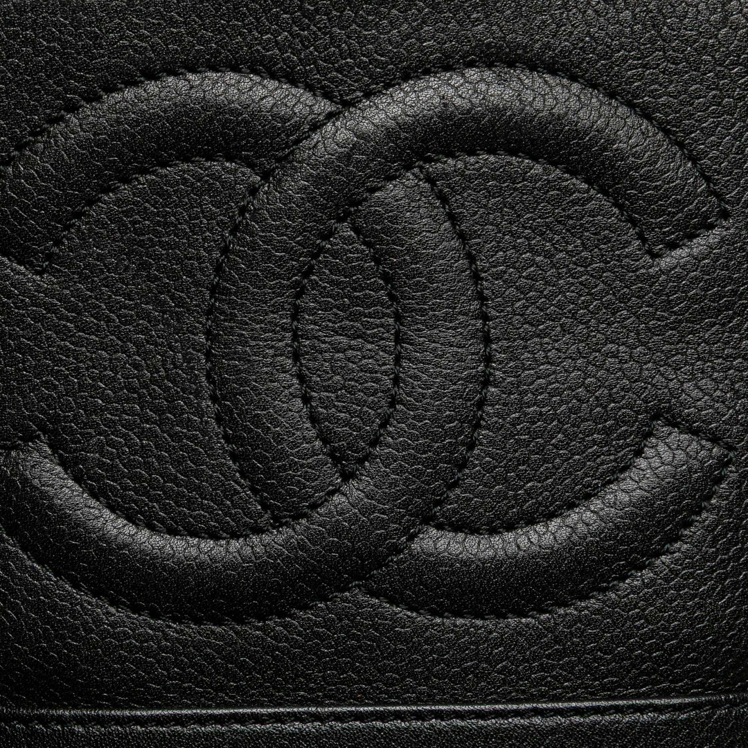 CC Caviar Vanity Case Black - Gaby Paris