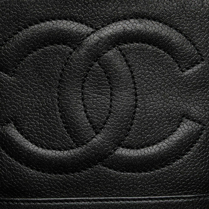 CC Caviar Vanity Case Black - Gaby Paris