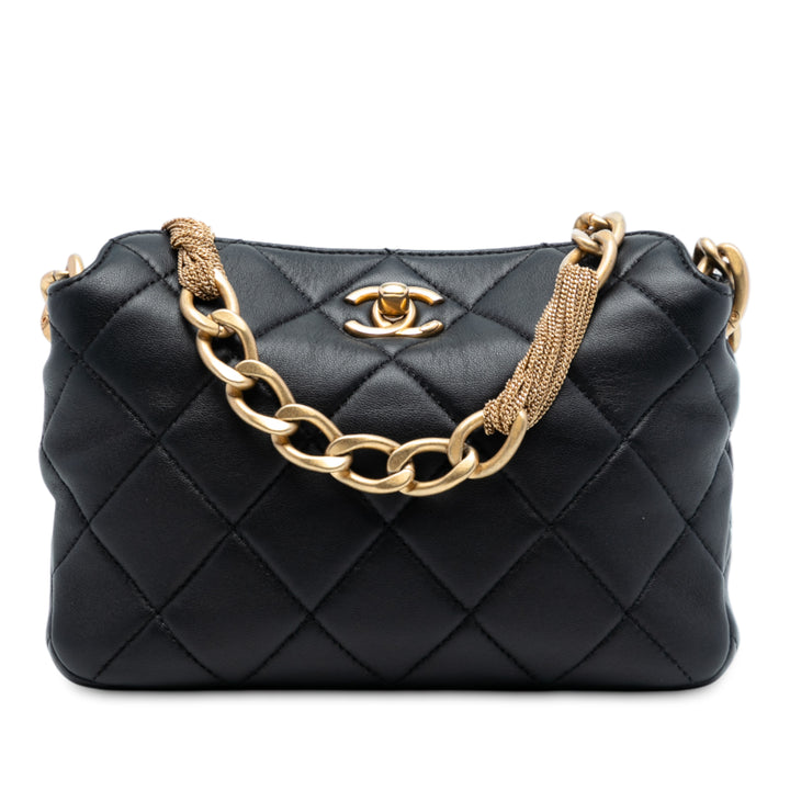 Chanel CC Matelassé Cuir d’agneau Chain Sac bandoulière