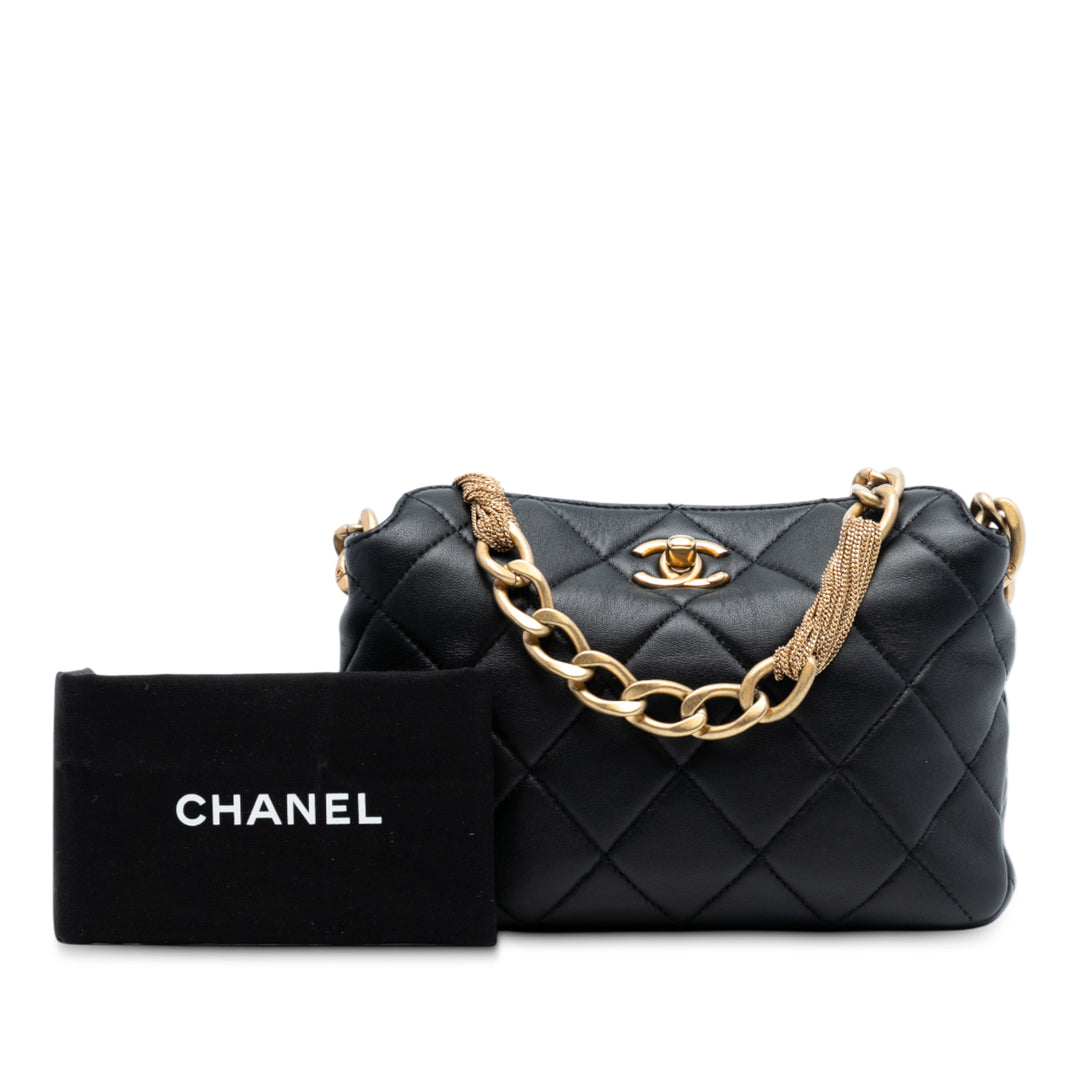 Chanel CC Matelassé Cuir d’agneau Chain Sac bandoulière
