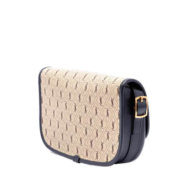 Saint Laurent Sac bandoulière All Over Moyen Noir – vue 2 – GABY PARIS