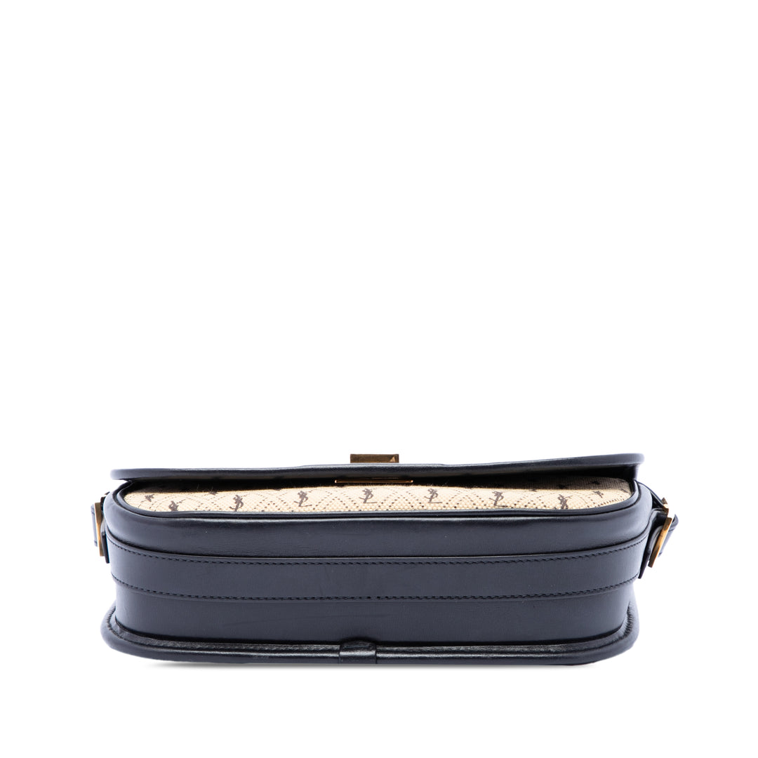 Saint Laurent Sac bandoulière All Over Moyen Noir – vue 3 – GABY PARIS