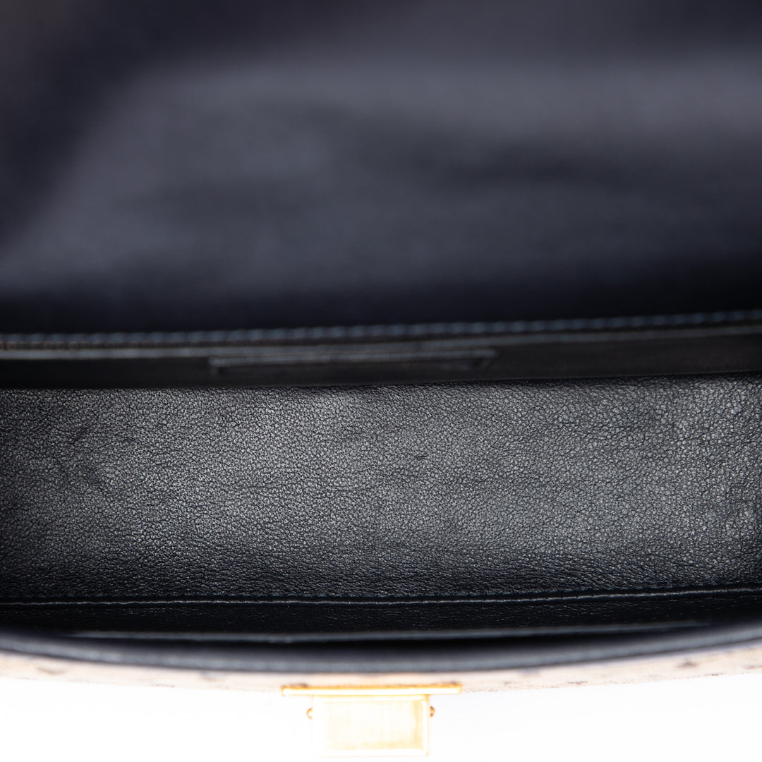 Saint Laurent Sac bandoulière All Over Moyen Noir – vue 4 – GABY PARIS