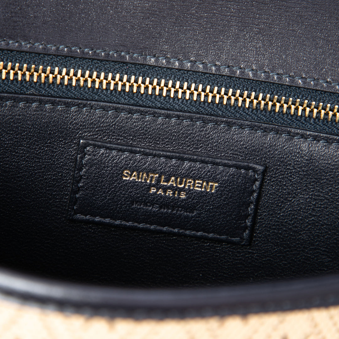 Saint Laurent Sac bandoulière All Over Moyen Noir – vue 5 – GABY PARIS