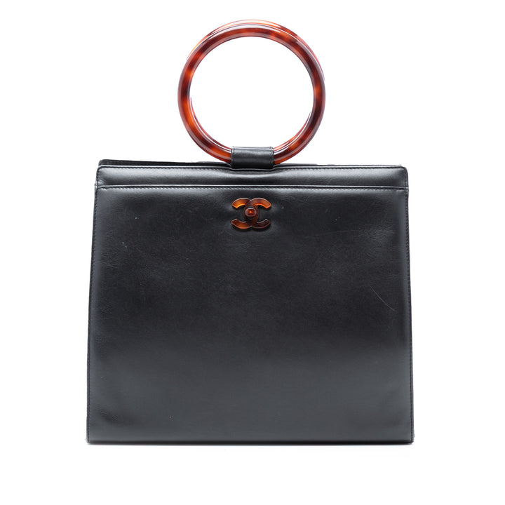 Chanel CC Tortoiseshell Sac Cuir de veau