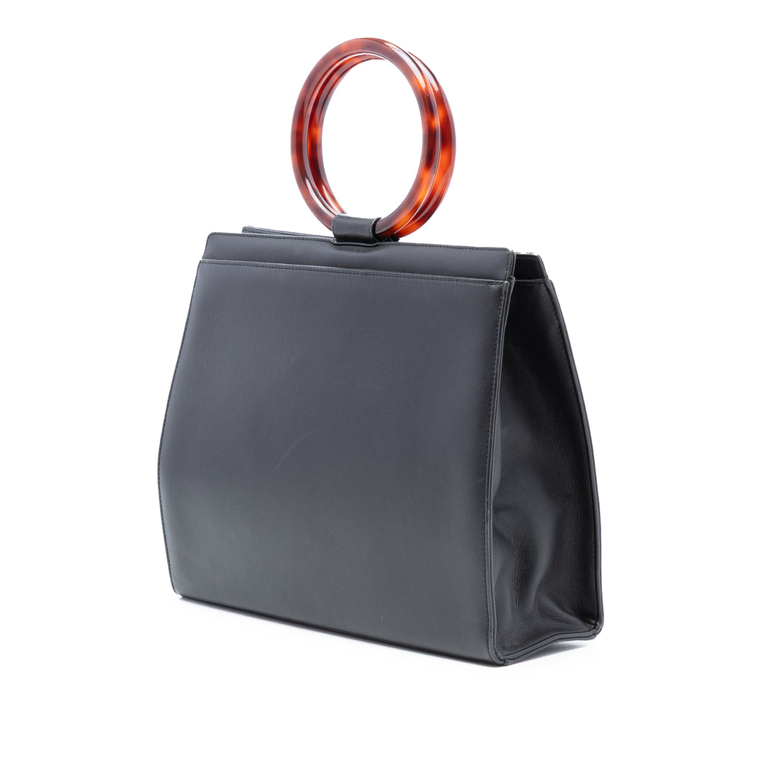 Chanel CC Tortoiseshell Sac Cuir de veau
