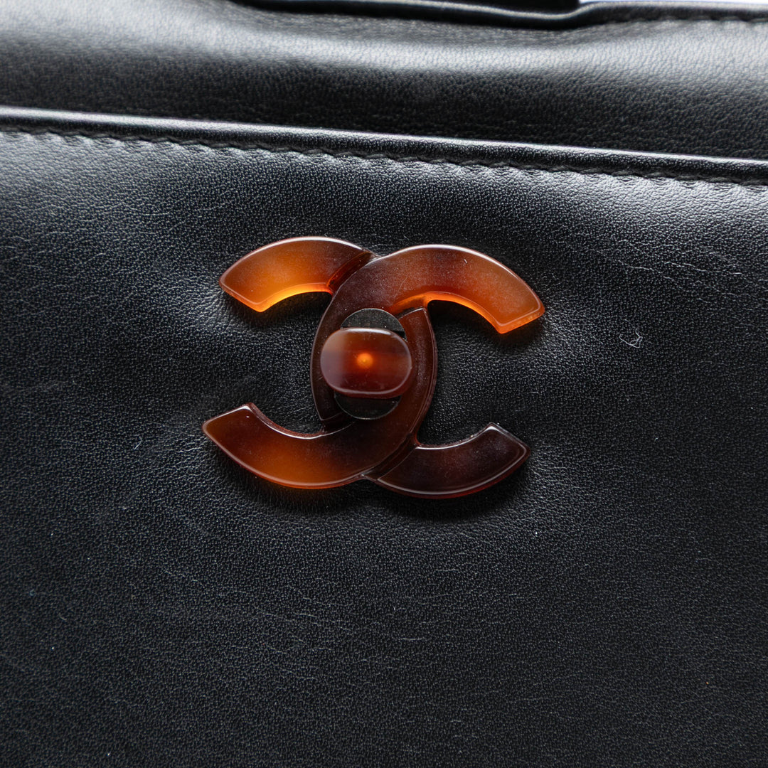 Chanel CC Tortoiseshell Sac Cuir de veau
