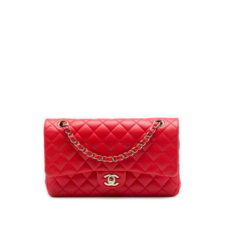 Chanel Medium Classic Cuir d’agneau Double rabat