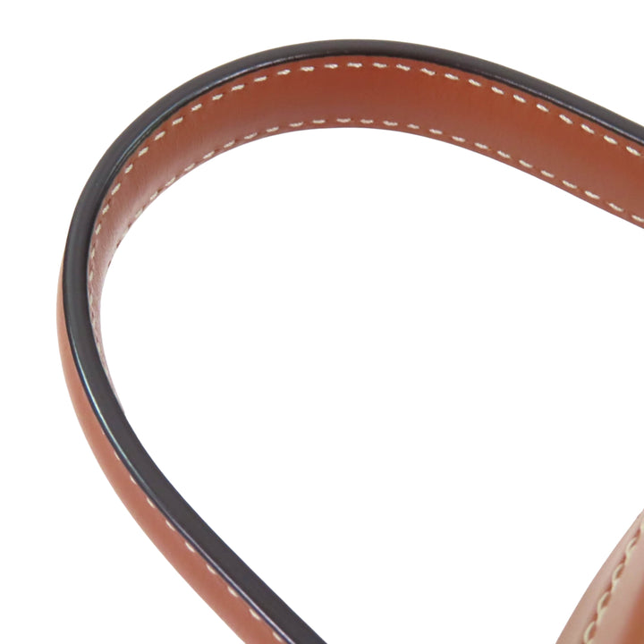 Triomphe Ovale Sac Cuir de veau Marron