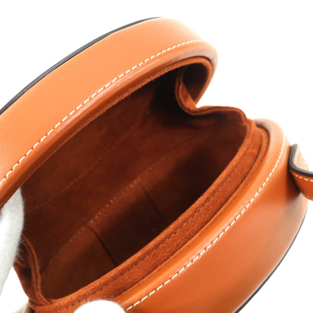 Triomphe Ovale Sac Cuir de veau Marron