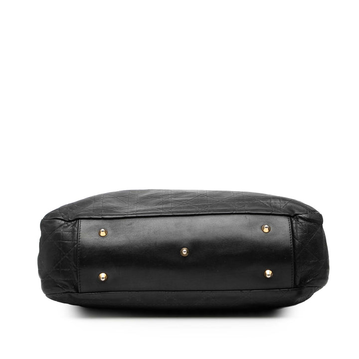 Dior Large Cuir d’agneau Cannage Lady Dior Soft Shopping Cabas