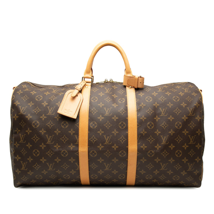 Louis Vuitton Monogram Keepall Bandouliere 55