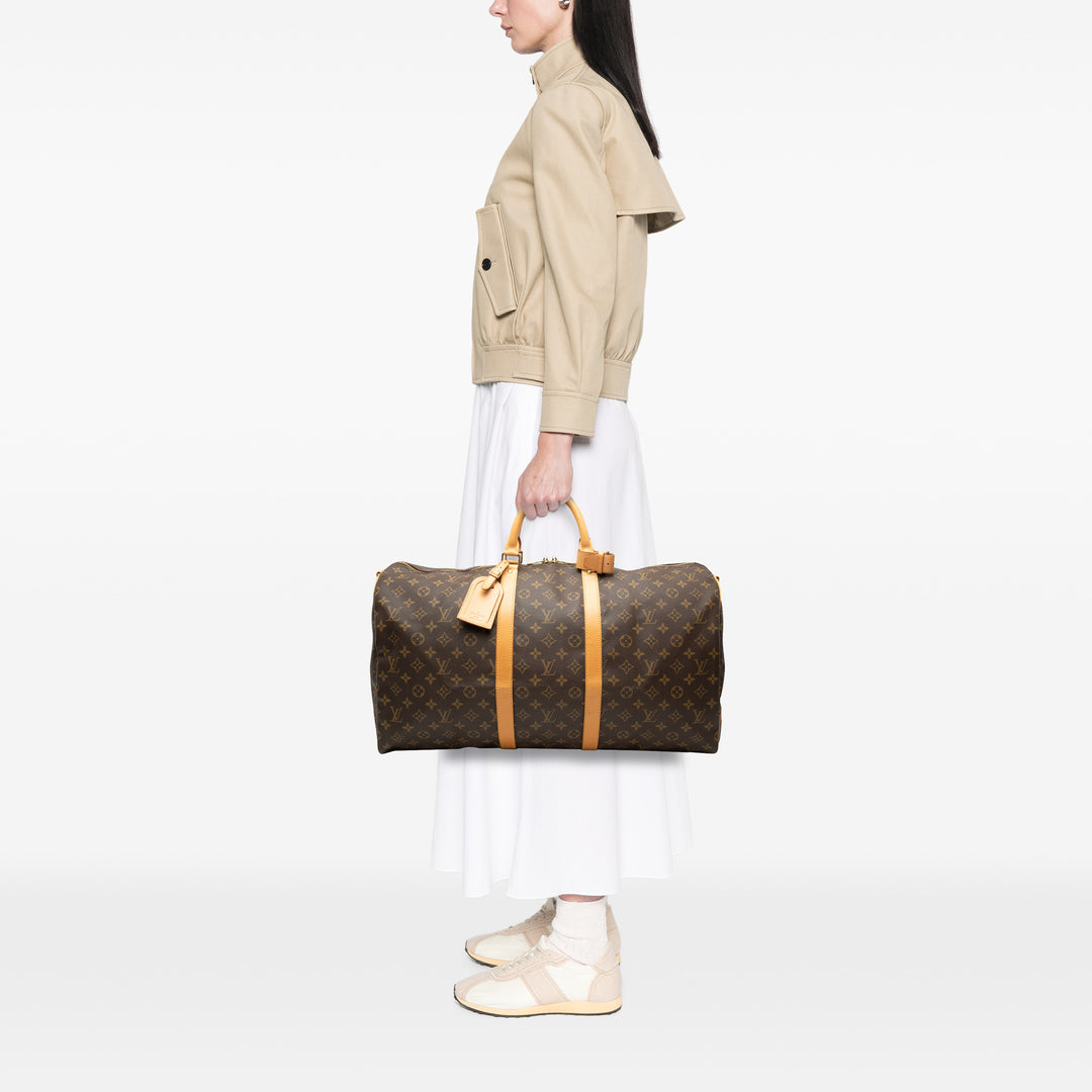 Louis Vuitton Monogram Keepall Bandouliere 55