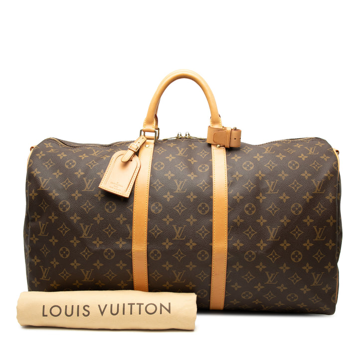 Louis Vuitton Monogram Keepall Bandouliere 55