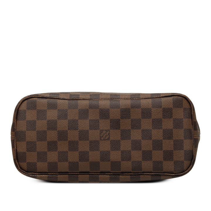 Louis Vuitton Neverfull PM Damier Ébène Marron – vue 3 – GABY PARIS
