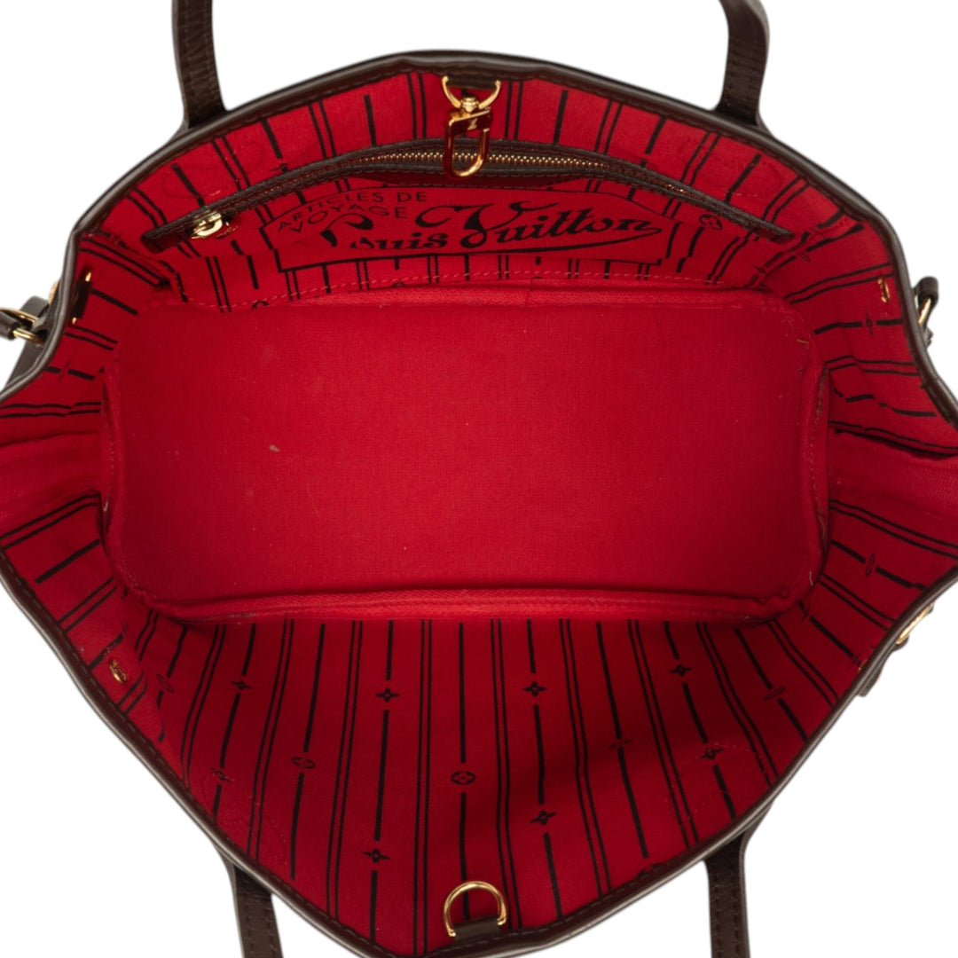 Louis Vuitton Neverfull PM Damier Ébène Marron – vue 4 – GABY PARIS