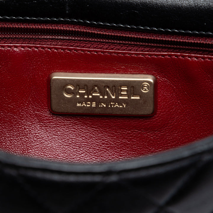 Chanel Medium Matelassé Cuir d’agneau Westminster Perle à rabat