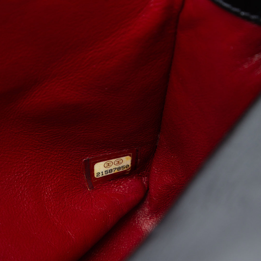 Chanel Medium Matelassé Cuir d’agneau Westminster Perle à rabat