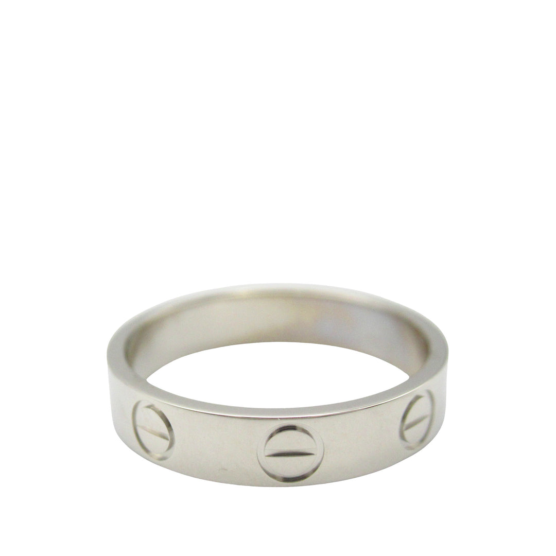 Platinum Small Love Ring Silver - Gaby Paris
