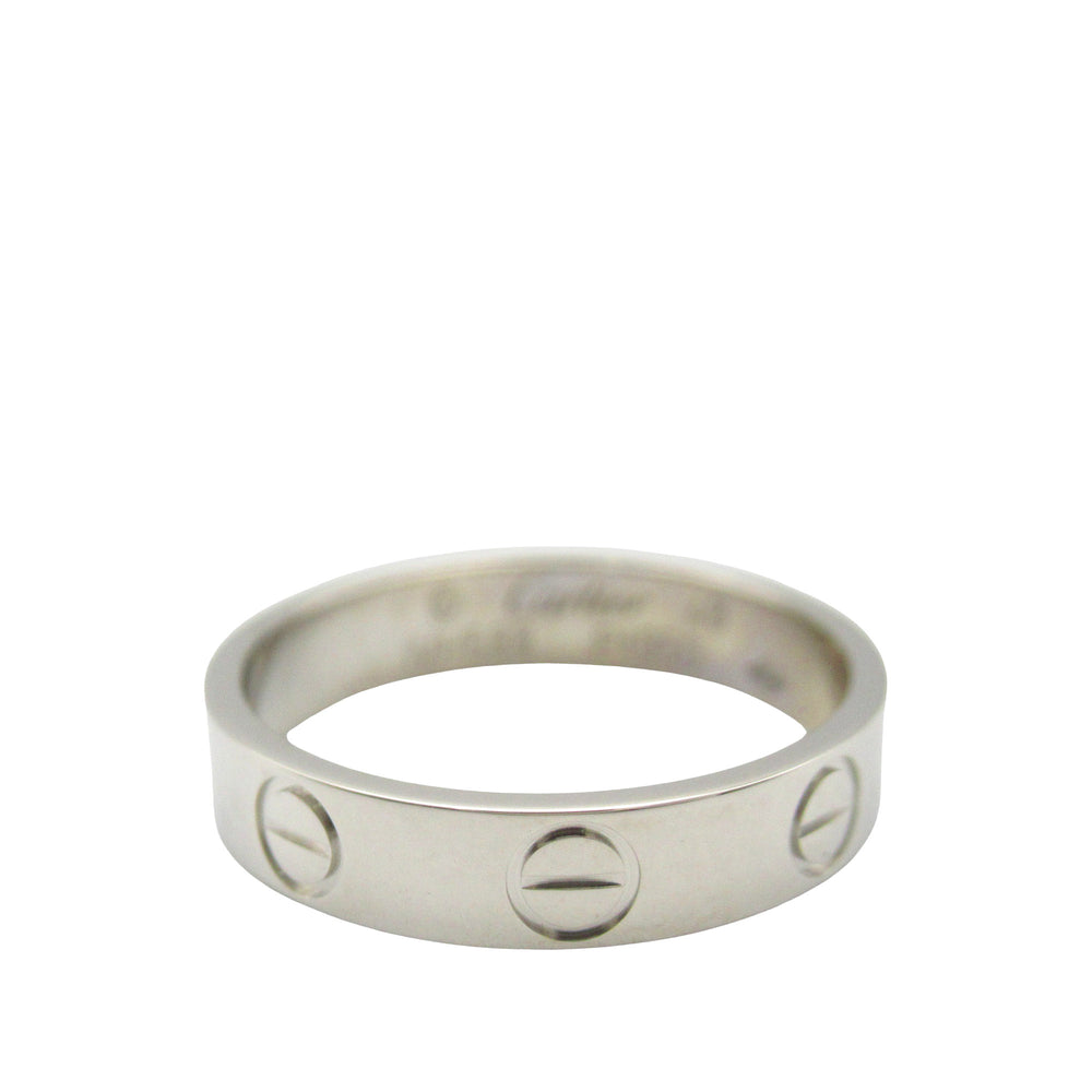 Platinum Small Love Ring Silver - Gaby Paris