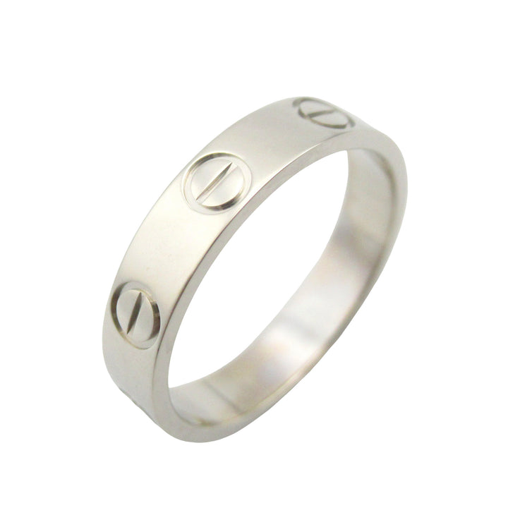Platinum Small Love Ring Silver - Gaby Paris
