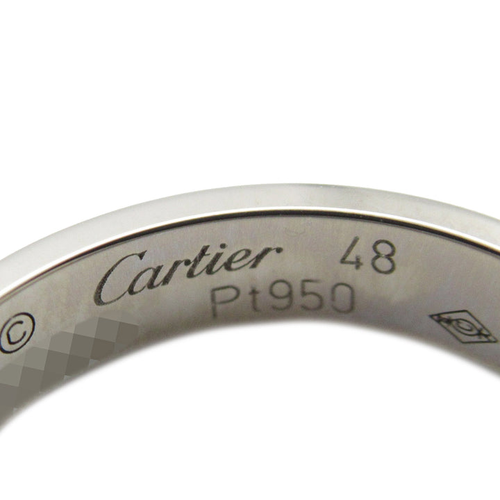 Platinum Small Love Ring Silver - Gaby Paris