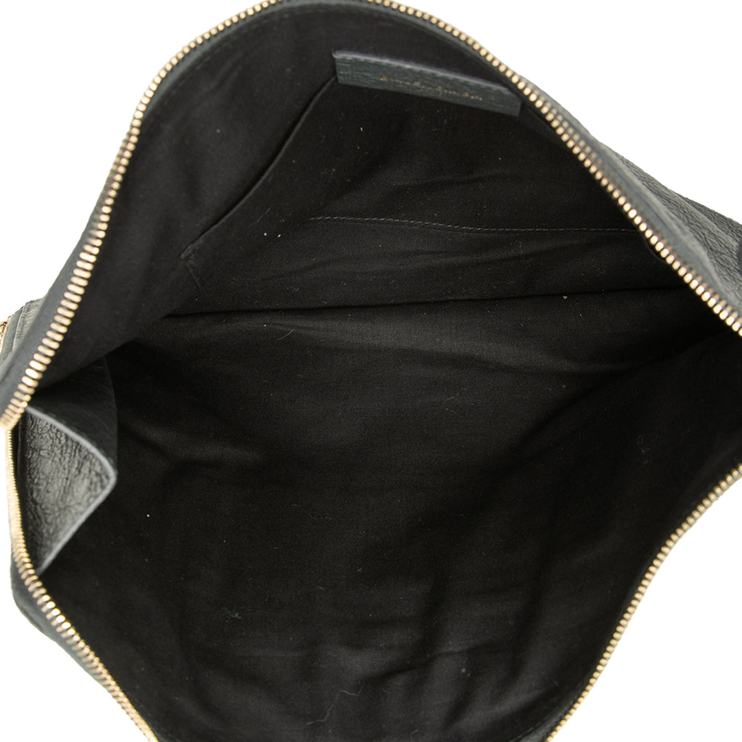 Balenciaga Cuir d’agneau Motocross Giant 12 Zip Around Flat Pochette
